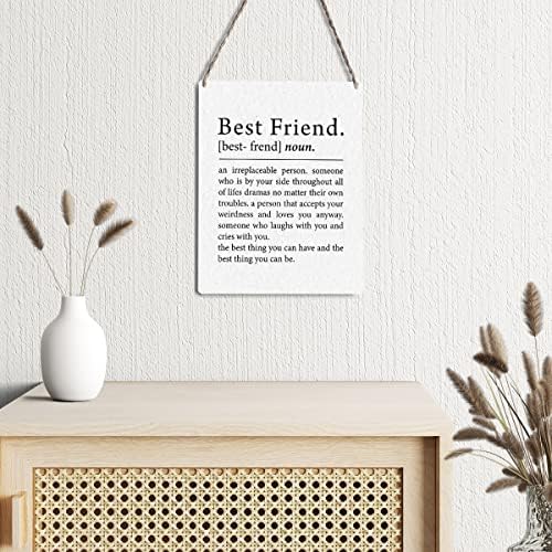 Inspirativni znakovi prijateljstva zidni dekor najbolji prijatelj definicija drvena ploča dekoracija drveta za viseće znakove za kućna