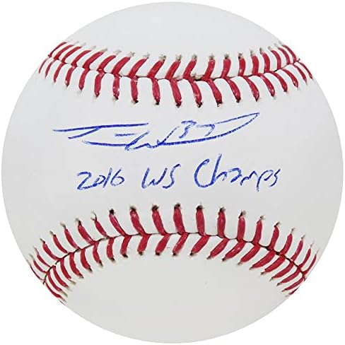 Travis Wood potpisao je Rawlings Službeni MLB bejzbol w/ WS Champs - Autografirani bejzbols