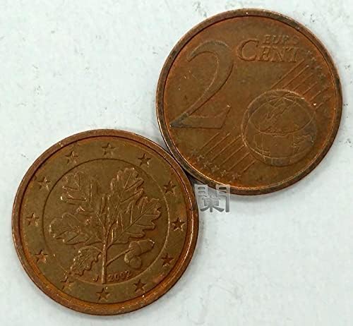 Euro naplata Njemačka 2 Europska podijeljena kovanica s dva boda bakarni nikl novčić EU Coin Coin Eurocoin Collection Commemorative