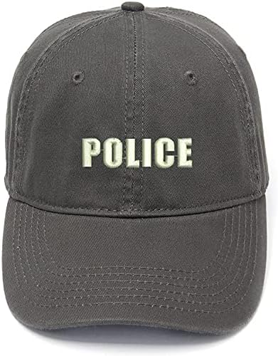 Lyprerazy muški bejzbol kapica policajac za vezenje šešir pamučni izvezeni ležerni bejzbol kape
