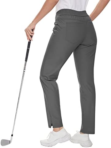 M Moteepi ženske golf hlače Lagane rastezljive radne planove hlače s džepovima Slim Fit Golf odjeća