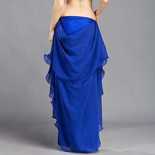 Royal Smeela Chiffon Belly Dance Skirt Skirt Belly Dance kostim za žene za plesnu haljinu jedna veličina, 6 boja