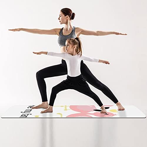 Siebzeh Flamingo Premium debela joga prostirka ekološkoj guma Zdravlje i fitness ne klipina za sve vrste vježbanja joge i pilatesa