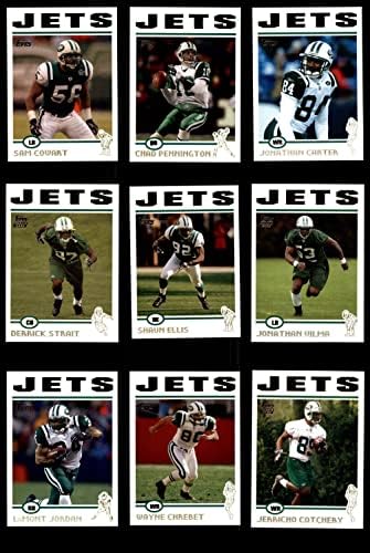 2004 Topps New York Jets gotovo kompletan tim Set New York Jets NM/MT Jets