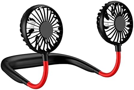 Jkyyds ventilator viseći vrat mali obožavatelj Mini mali prijenosni prijenosni sportski usb punjivi lijeni vrat viseći vrat