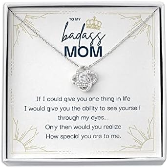 Poklon za mamu, Badass mama Majke Dan poklon, mama ogrlica, poklon mame Badass mama, ogrlica za mamu, jedinstvena ogrlica za mamu,