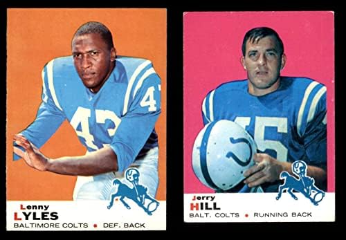 1969. Topps Baltimore Colts Team Set Baltimore Colts VG/ex Colts