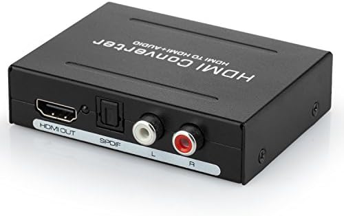 Rocsai HDMI pretvarač HDMI audio ekstraktor HDMI u HDMI + SPDIF + R/L Analogni audio izlaz