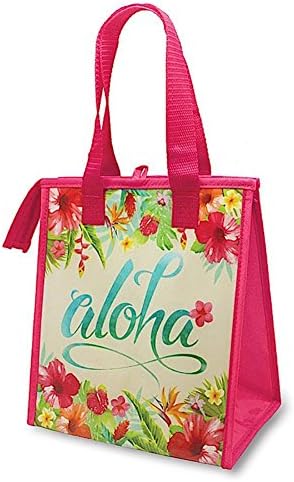 Havajska izolirana torba za ručak s cvjetnim uzorkom