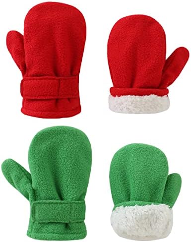 Baby mališani rukavice Dječaci Djevojke Zimske rukavice na otvorenom Djeca Djeca Easy-In Fleece Topli mitterni