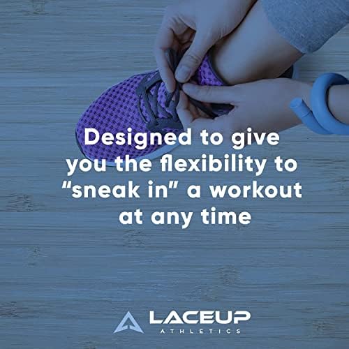 Laceup fitness nosive utege za zglobove | Podesivi utezi zgloba i gležnja postavljeni za jogu, ples, barre, pilates, kardio, aerobik