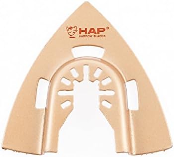 Harpuw 10 komada lemljenog karbidnog trokutastog brusnog oštrica, noževi alata za osciliranje snage, multitool lopatice, noževi alata