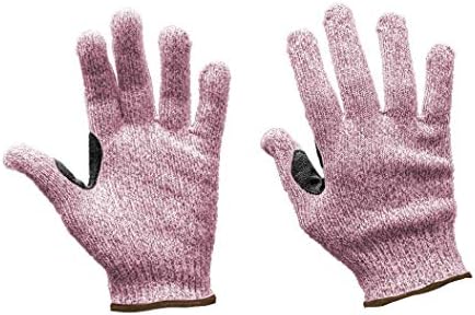 Sigurne ručice ojačane rukavice otporne na rezanje | Zaslon osjetljiv na dodir, razina 5 rezanja reza, ambidextrous dizajn, superiorna