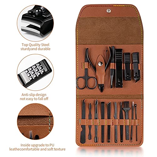 Set za manikuru od nehrđajućeg čelika škare za nokte profesionalni set škara Prijenosni set alata za šminkanje i njegu noktiju