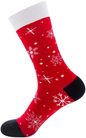 Kompresijske čarape Muške božićne čarape za žene tiskane čarape pokloni ekstra duge čarape za čizme od pletenog kabela