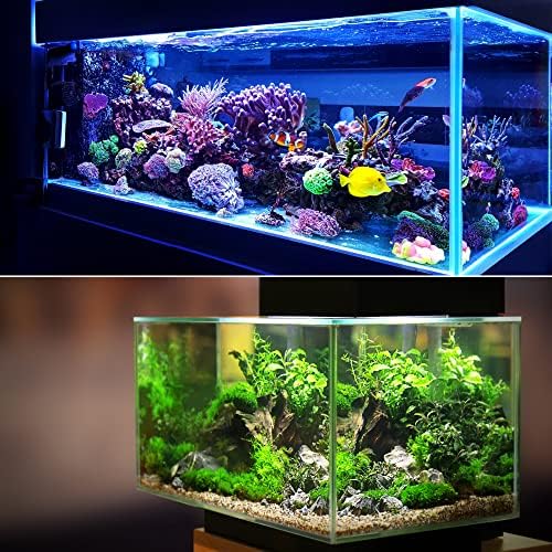 Set akvarijskih biljaka, akvarijske biljke lažne šarene biljke za dekor akvarija set ukrasa akvarija, od malih do velikih do visokih