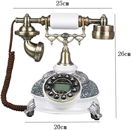 WYFDP Telefoni i dodaci Telefonski stroj dnevni boravak Antique Telefon kućna spavaća soba kreativni retro fiksni telefon modni rotacijski