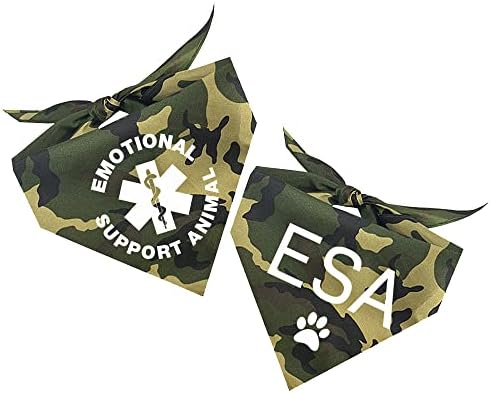 ESA & Emotional Support set Animal Dog Bandana
