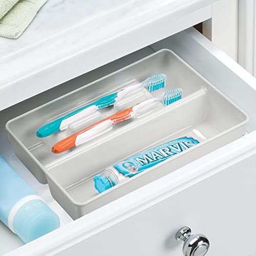 MDESIGN plastični držač četkice za zube, kanta za organizator za odlaganje za ispraznost kupaonice, ladica, ormar, ormar - drži električnu