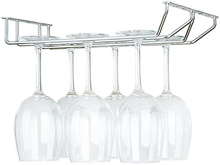 Kreativna jednostavnost kreativna jednostavnost pult zidni stakleni stalak 2 redak metal ispod ormara za stalak za stalak za vino čašu