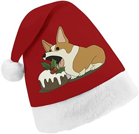 Božićni šešir Corgi personalizirani šešir Djeda Mraza smiješni Božićni ukrasi