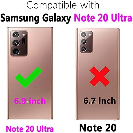 Kompatibilan s torbicom-novčanikom Samsung Galaxy Note 20 Ultra Glaxay Note20 Plus 5G i винтажным mekanim kožnim torbica-držač za kartice