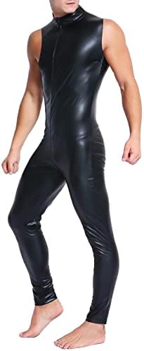 Mandakai muški mršavi bodysipuit Bodysuit Bodysuit Building Wrestling Cull Body Cuchout Activewear