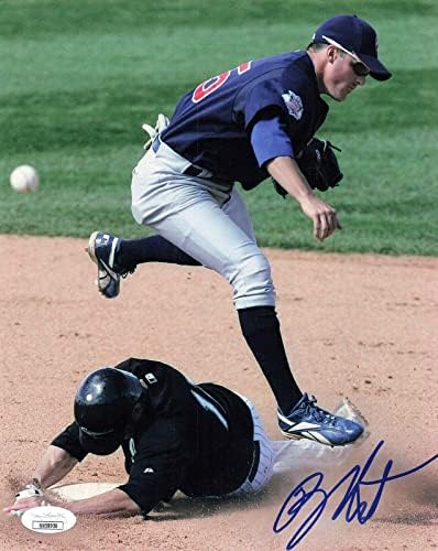 Ryan Theriot potpisao 8x10 Chicago Cubs - Autografirane MLB fotografije