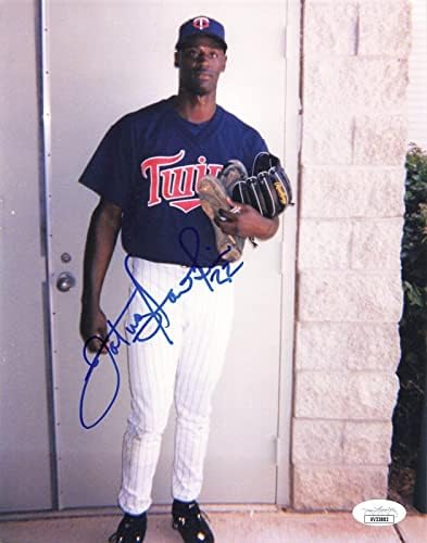Letroy Hawkins potpisao 8x10 Minnesota blizanci - Autografirane MLB fotografije