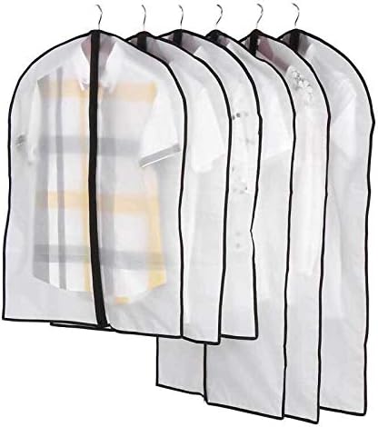3pcsclothes odijelo jaknu prašina pokrovna torba za skladištenje kućanstva Mala vrećica za odlaganje ormara jednostavna za objesiti