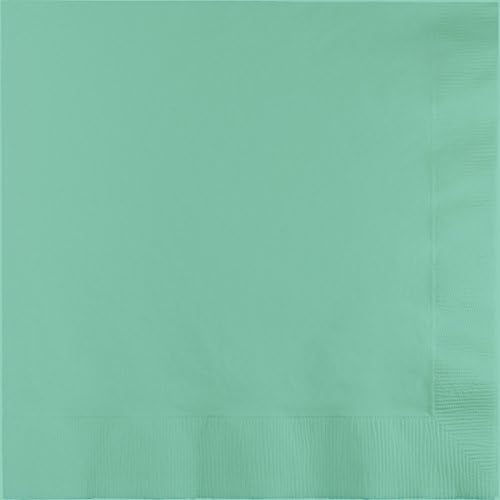 Kreativno pretvaranje svježeg dvoslojnog salveta za ručak, 12 7/8 x 12 7/8, solidna metvica zelena