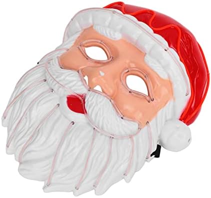 Božićni Djed Mraz maska ​​vodila je blistave cosplay plastične blistave ukrasne rođendanske zabave na božićnoj večeri za djecu