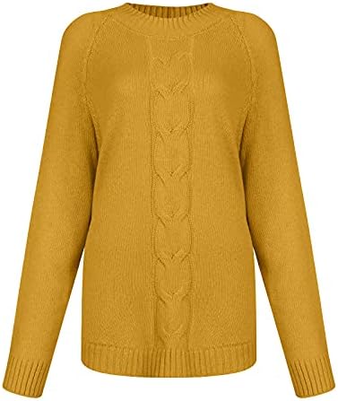 Ženski džemperi modna casual solf soild bluza labava rukava s palicama pleteni džemper gornji pletenik vrh 2023