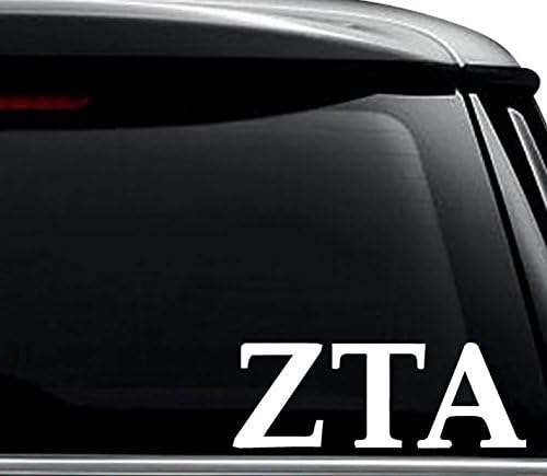 Zeta Tau alfa grčka naljepnica naljepnica naljepnice za upotrebu na prijenosnom računalu, kacigi, automobilu, kamionu, motociklu, prozorima,