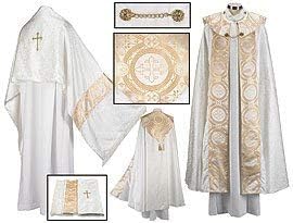 Christian Brands Church Supply PS822 Cope & Humeral Veil Set