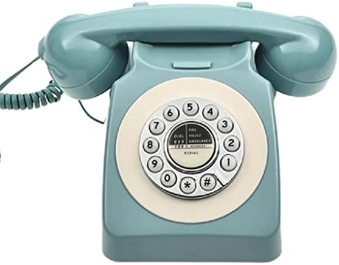 Lhllhl staromodni telefonski žičani telefon retro kući fiksni telefon mini-ključ za biranje telefonske sobe Uređenje hotela s fiksnom