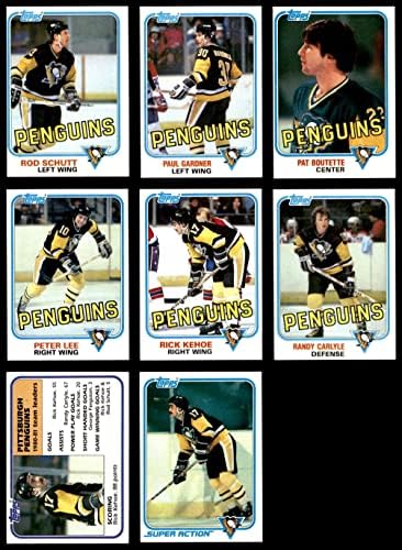 1981-82 Topps Pittsburgh Penguins Team Set Pittsburgh Penguins NM PENGUINS