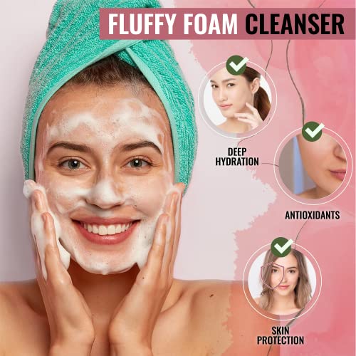 ; Umivanje lica s avokadom, pjenasto sredstvo za čišćenje lica protiv akni, Korejsko pjenasto sredstvo za čišćenje lica za žene, muškarce,