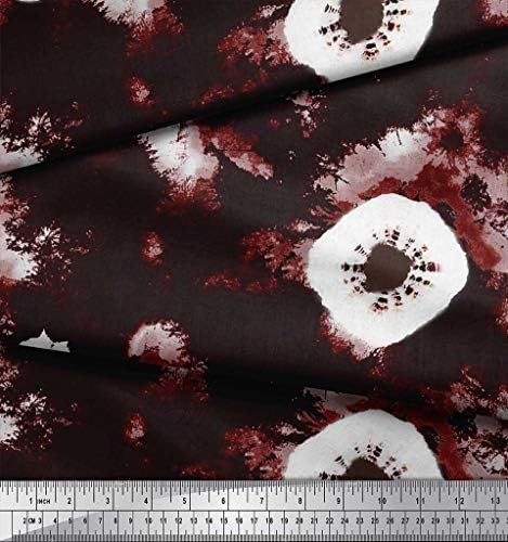 Pamučna tkanina od batista od 42 inča u boji za paukovu kravatu
