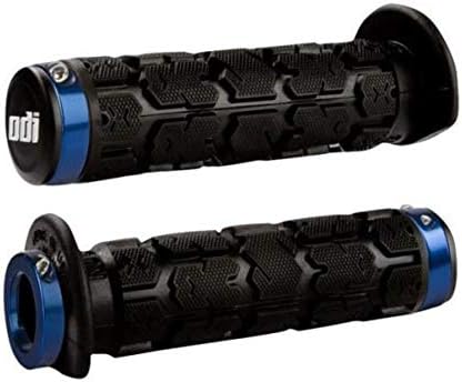 ODI Rogue Lock -ON ATV ručne ručne ručne ručne ručnice - crne / plave stezaljke / 120 mm