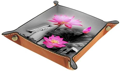 Lyetny zapanjujući lotos vs lotus list za pohranu bombona Sunndries tray tray desktop Organizator za pohranu prikladan za putovanja,