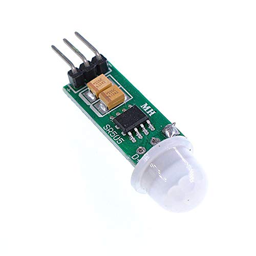 Daoki 5pcs senzor ljudskog gibanja HC-SR505 Mini infracrveni modul za detektor PIR za Arduino prekidač senzora tijela s DuPont kabelom