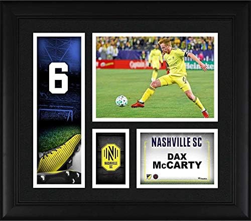 Sportske memorabilije Dax McCarty Nashville SC uokviren 15 x 17 Core Collage - nogometni ploči i kolaže