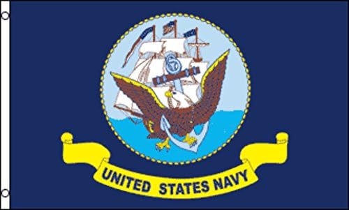 Brod najlona mornarice, 3'x5 'najlon 210d-s zastava