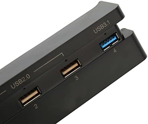 4-portni hub za PS4 Slim, USB hub-Speed USB 3.1 2.0 USB produžni kabel Punjač Plug and play za igraće konzole PS4 Slim