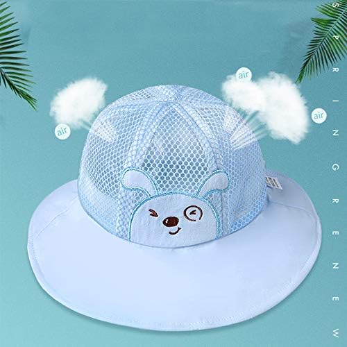 Dječji šešir kompatibilan s odvojivim poklopcem, Zaštitni šeširi za novorođenčad, ribarski kap, prilagođen koži