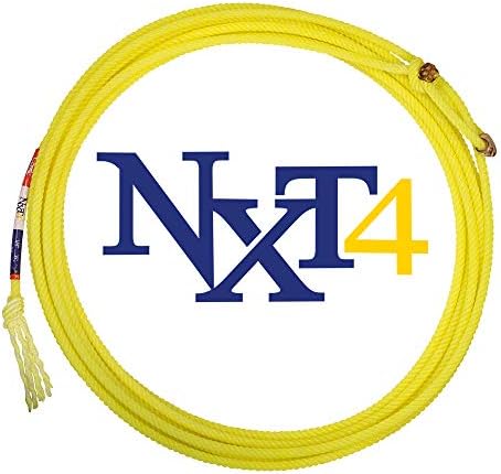 Classic Rope Company NXT4 4 Strand Heel Team uže 35 ', Tvrdi medij Lay, Yellow