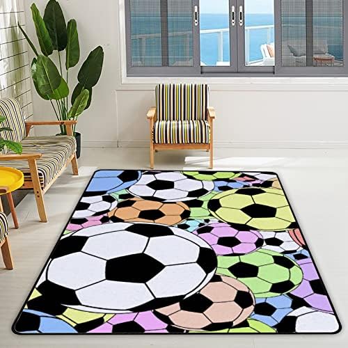 Puzanje zatvorenog tepiha igra se šareni nogomet za spavaću sobu za dnevnu sobu obrazovni vrtić podne prostirke 60x39inch