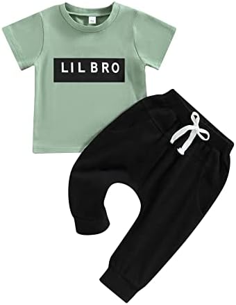 Dojenčad mališana dječaka proljetna ljetna odjeća Odjeća Majica s kratkim rukavima Top hlače set