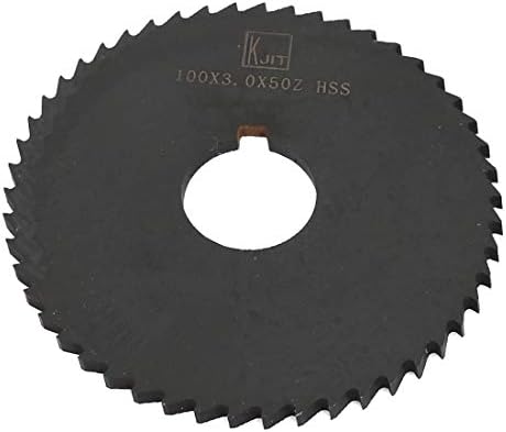 Novi LON0167 100 mm x sadržani 3 mm 50 zuba Pouzdana učinkovitost HSS okrugla rezanje pile Stroj Stroj Crni